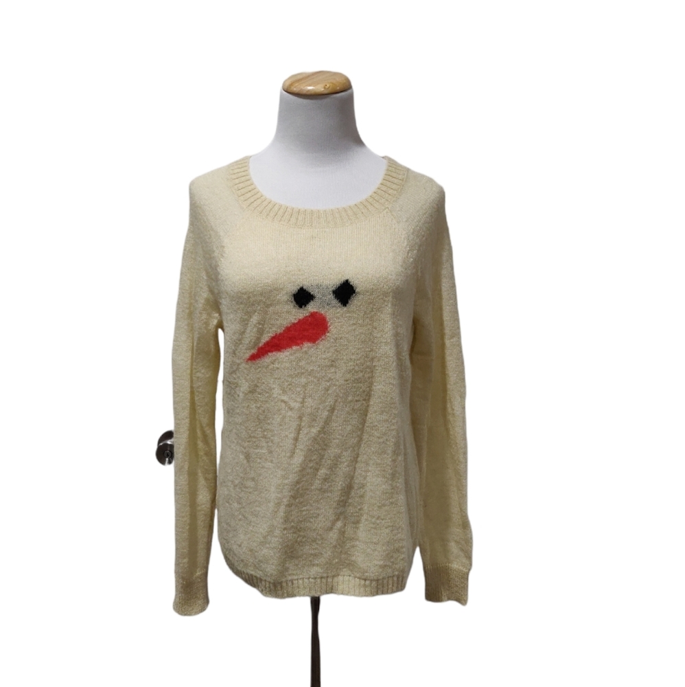 Cute snowman wool sweater